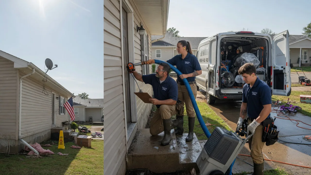 Ceiling Water Damage Restoration in Danville, AR near me
